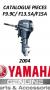 YAMAHA HB 4T  catalogue pièces  F9.9C / F13.5A / F15A   2004