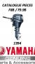 YAMAHA HB 4T  catalogue pièces  F8B/F9.9B   1994