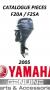 YAMAHA HB 4T  catalogue pièces  F20A / F25A   2005