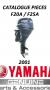 YAMAHA HB 4T  catalogue pièces  F20A / F25A   2001