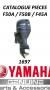 YAMAHA HB 4T  CATALOGUE PIECES  F50A / F50B / F45A   1997