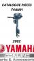 YAMAHA HB 4T  catalogue pièces  F4AMH    2002