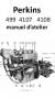 Perkins 499  4107   4108  manuel d’atelier
