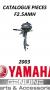 YAMAHA HB 4T  catalogue pièces    F2.5AMH    2003